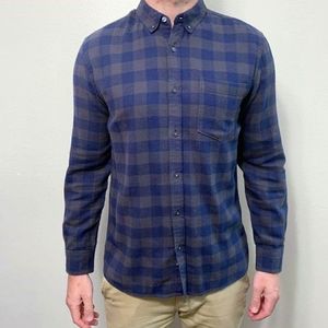 Denim & Flower Slim Fit Plaid Flannel